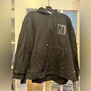 Markus Lupfer Black Sweatshirt with Embroidered Logo